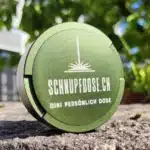 Snusdose Militärgrün graviert